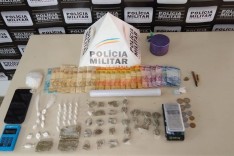 PM apreende grande quantidade de drogas durante operação em João Monlevade